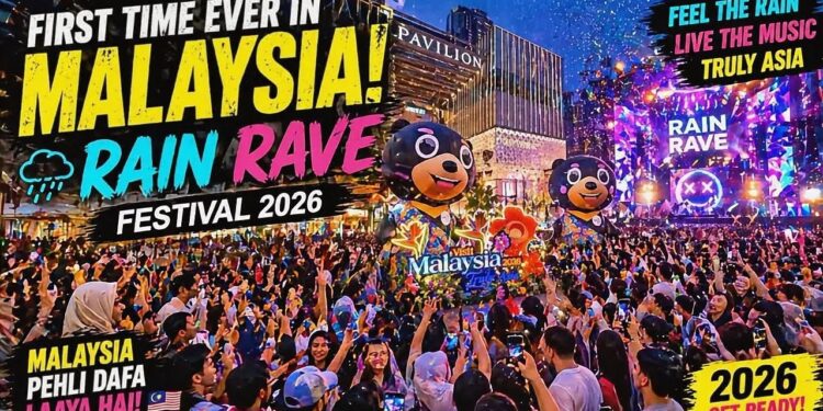 Malaysia Rain Rave Turns Street Viral